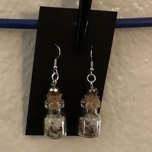 Glass Vial Earrings